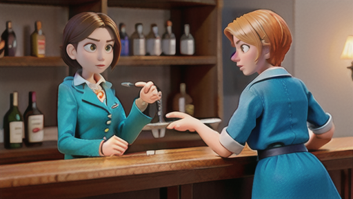 バーテンダーとの会話