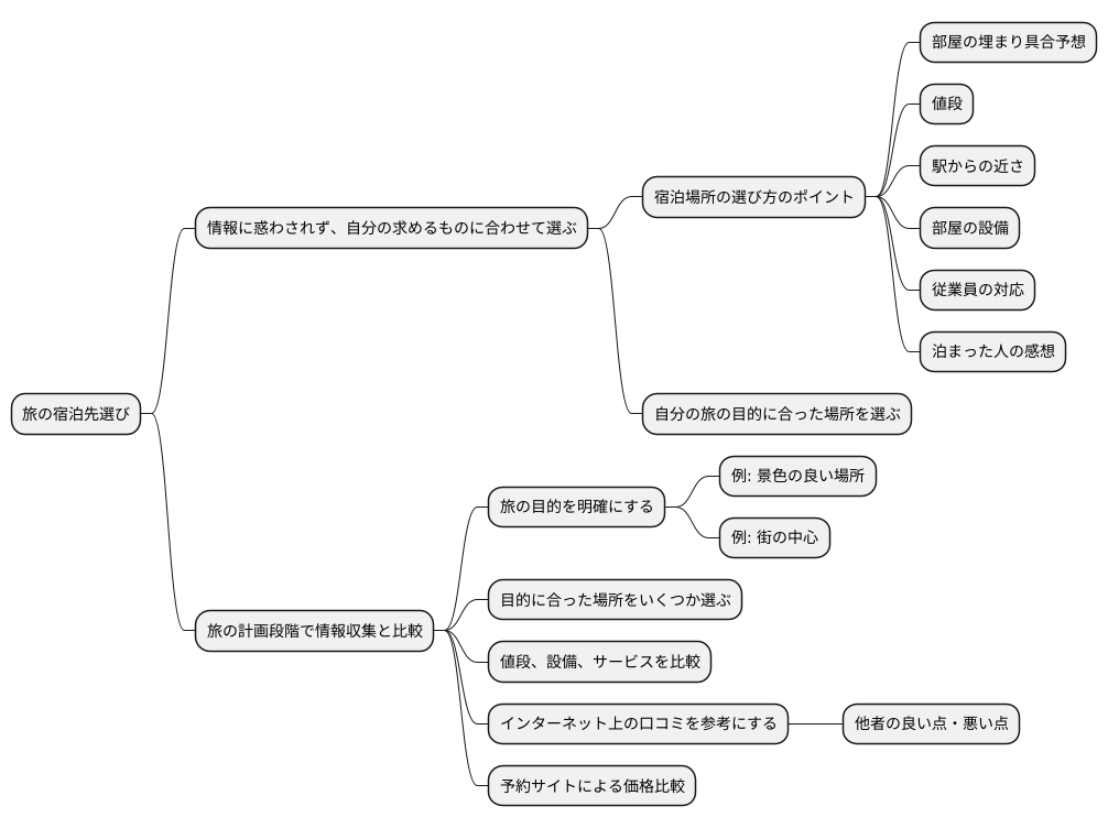 賢い旅行者の選択