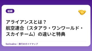 アライアンスとは？航空連合（スタアラ・ワンワールド・スカイチーム）の違いと特典