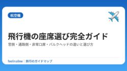飛行機の座席選び完全ガイド｜窓側・通路側・非常口席・バルクヘッドの違いと選び方