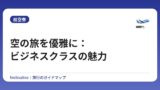 空の旅を優雅に：ビジネスクラスの魅力