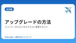 アップグレードの方法｜エコノミーからビジネスクラスに変更するコツ
