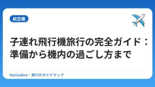 子連れ飛行機旅行の完全ガイド：準備から機内の過ごし方まで