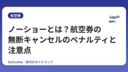 ノーショーとは？航空券の無断キャンセルのペナルティと注意点