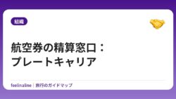 航空券の精算窓口：プレートキャリア