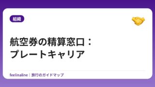 航空券の精算窓口：プレートキャリア