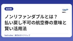 ノンリファンダブルとは？払い戻し不可の航空券の意味と賢い活用法
