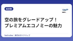 空の旅をグレードアップ！プレミアムエコノミーの魅力