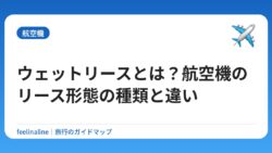 ウェットリースとは？航空機のリース形態の種類と違い
